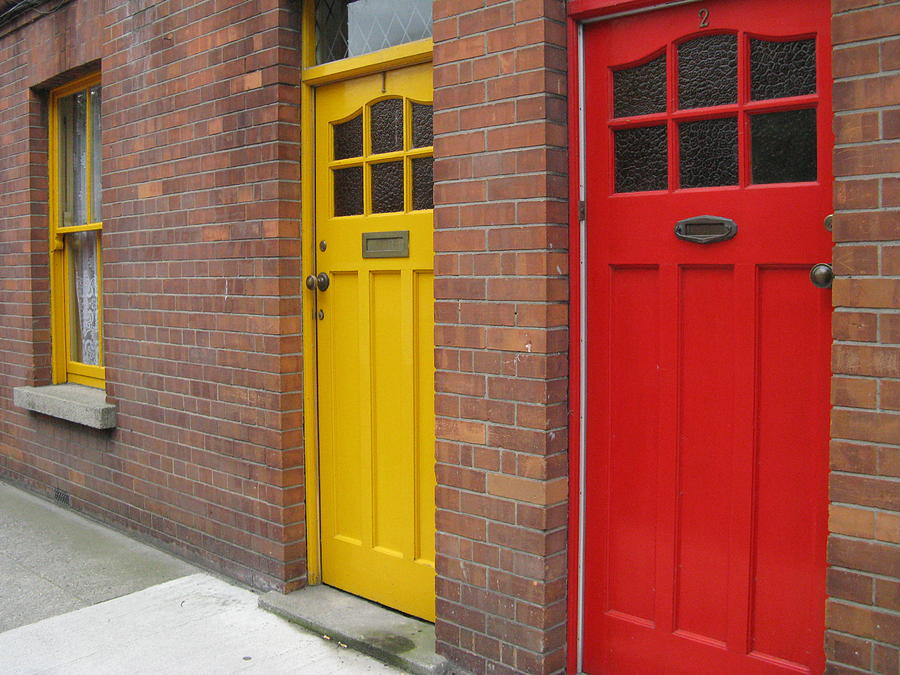 Architecture Photograph - Dublin Doors by Arlene Carmel
