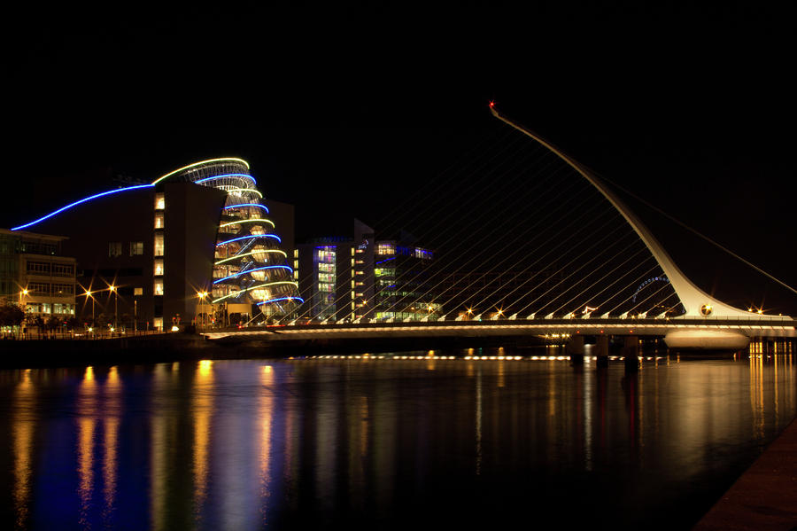 Dublin Nite Lites Photograph by Celine Pollard