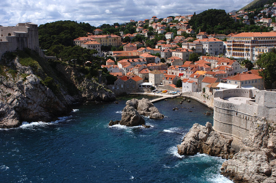 Landscape Photograph - Dubrovnik By The Sea by Bob Christopher