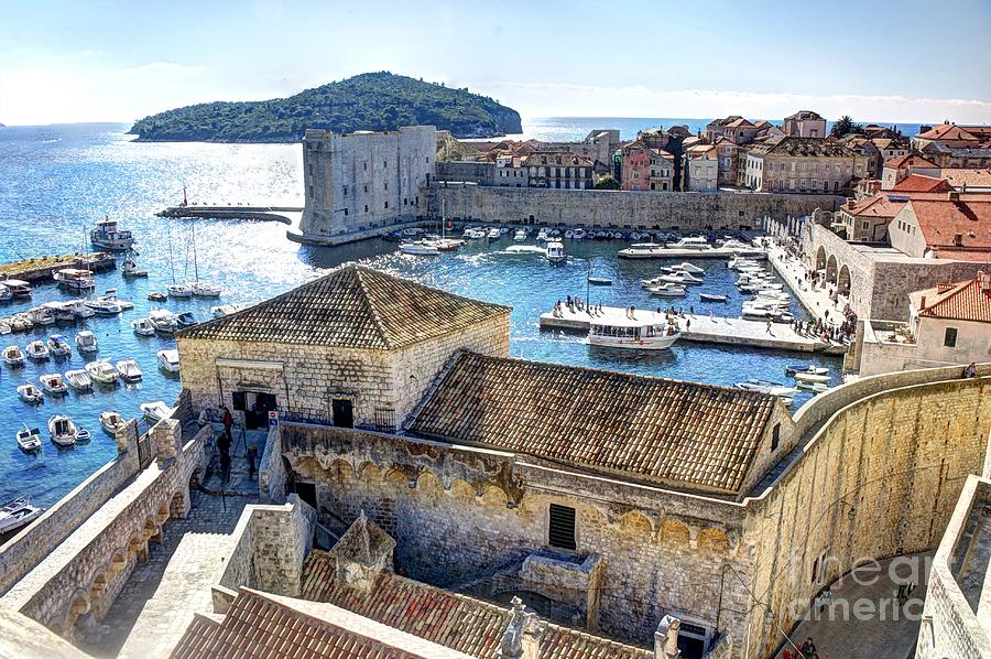 Dubrovnik Harbor Photograph by Crystal Nederman