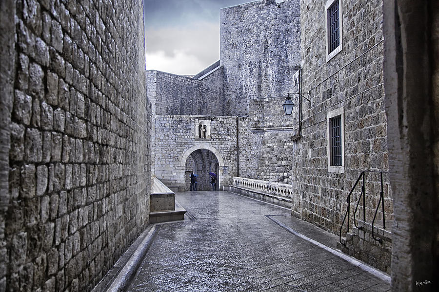Dubrovnik In The Rain - Old City Photograph by Madeline Ellis