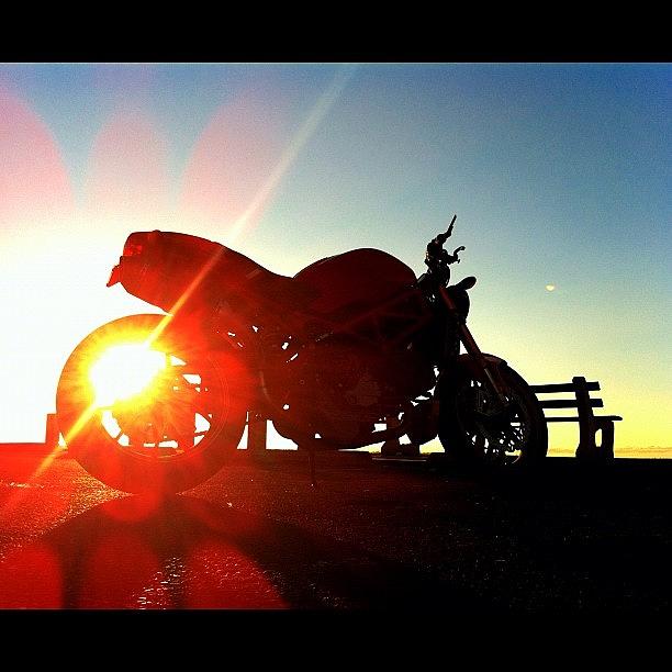 Motorcycle Photograph - Ducat Monster #ig #instagram by Matthew Vasilescu