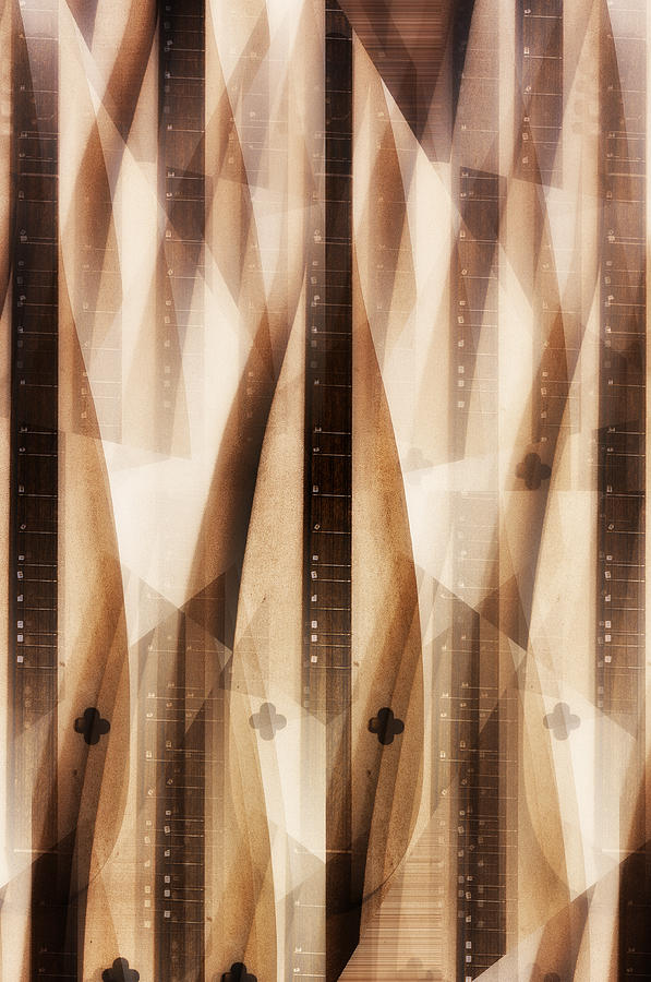 Abstract Photograph - Dulcimer Abstract by Bill Cannon
