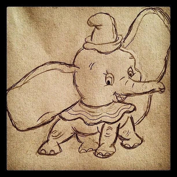 Elephant Photograph - Dumboooo🐘🐭☺ #dumbo #disney by B C