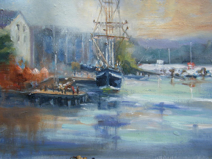 Dunbrody famine Ship New Ross Painting by Margaret Kent - Fine Art America