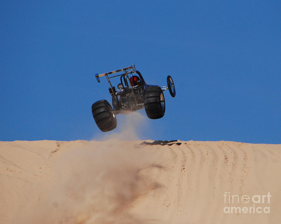 Dune Buggy Jump Photograph by Grace Grogan