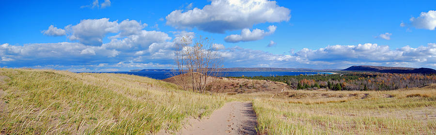Bear Photograph - Dune Path to Glen Arbor by Twenty Two North Photography Bear Photograph - Dune Path to Glen Arbor by Twenty Two North Photography