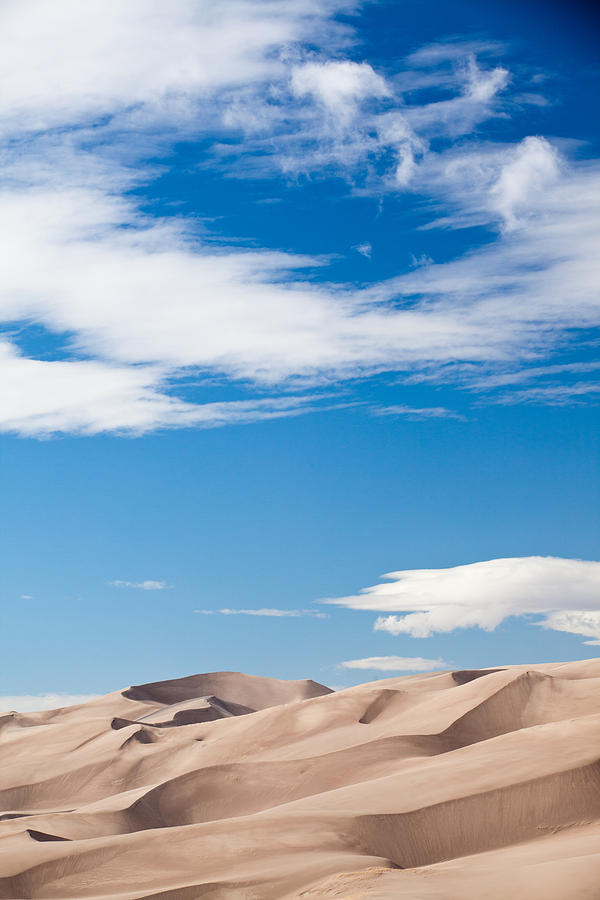 Dunes and Sky Photograph by Adam Pender