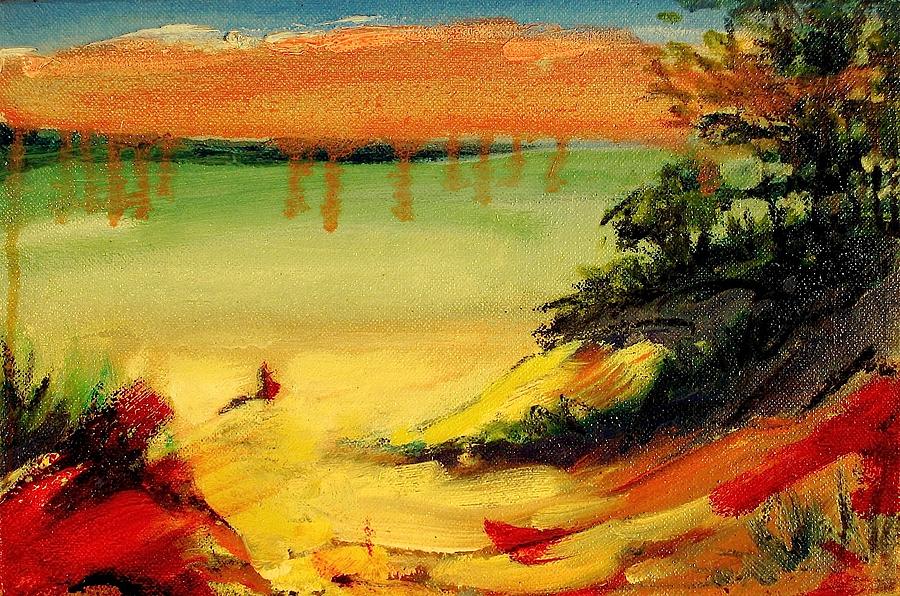 Dunes Painting by Les Leffingwell