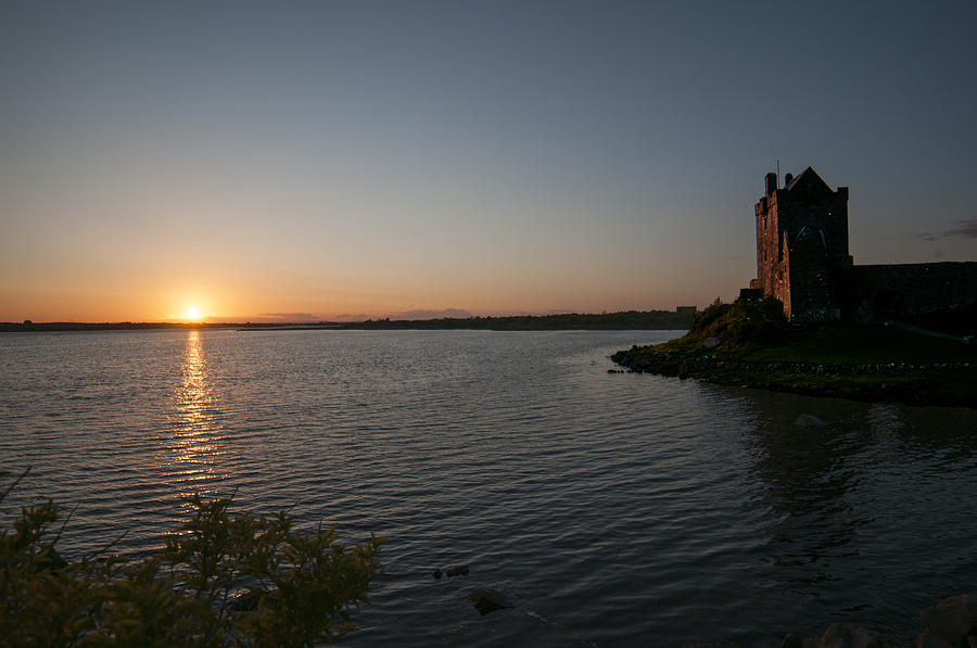 Dungaire Castle Sunset Photograph by Earl Bowser