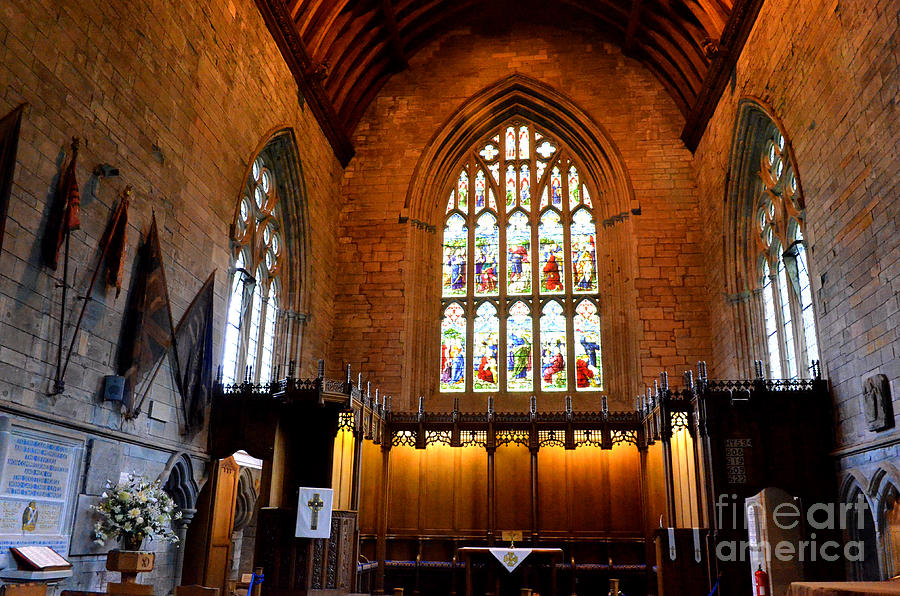 Dunkeld Cathedral Altar Digital Art by Pravine Chester
