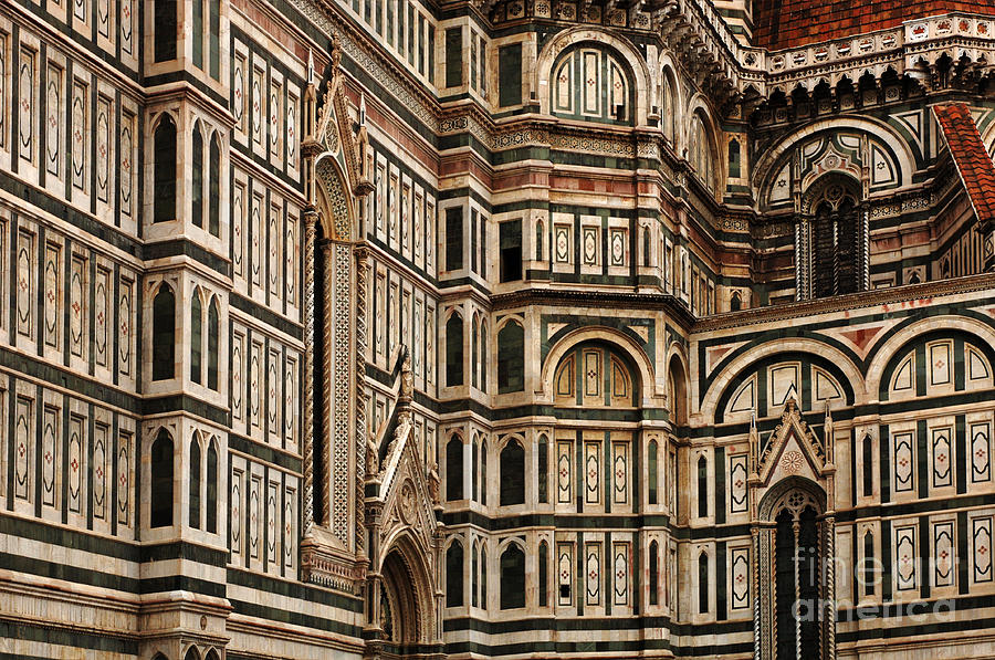 Duomo Fascade 2 Photograph by Bob Christopher