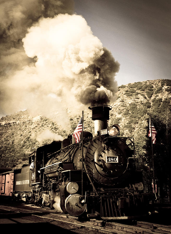 Durango - Silverton Railroad Photograph by Adam Pender