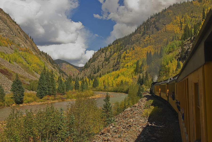 Durango-Silverton Train - 1119 Photograph by Jerry Owens