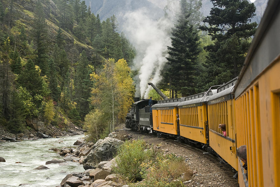 Durango-Silverton Train - 1161 Photograph by Jerry Owens