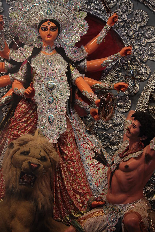 Durga Photograph - Durga Goddess 2012 by Rajan Advani