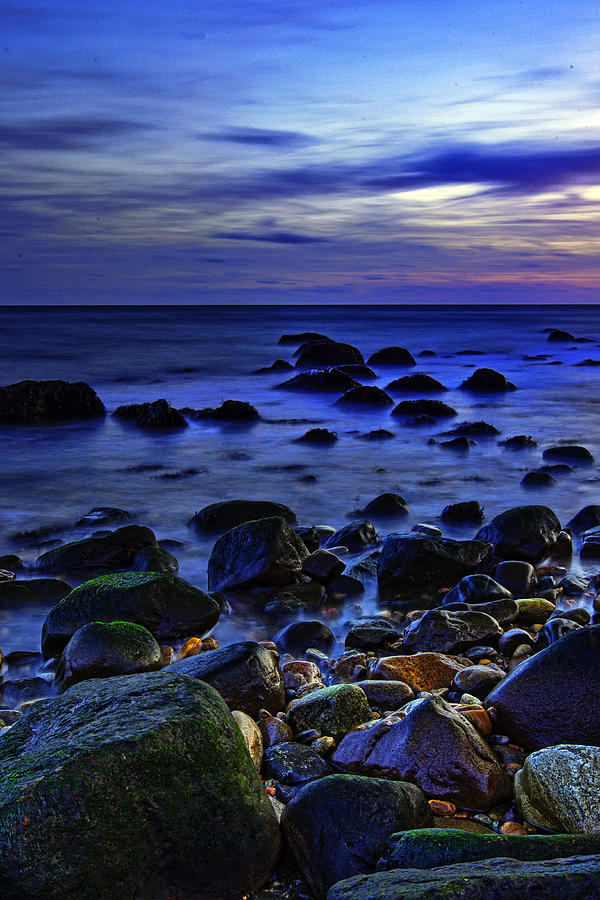 Dusk at Montauk Point Photograph by Rick Berk - Fine Art America