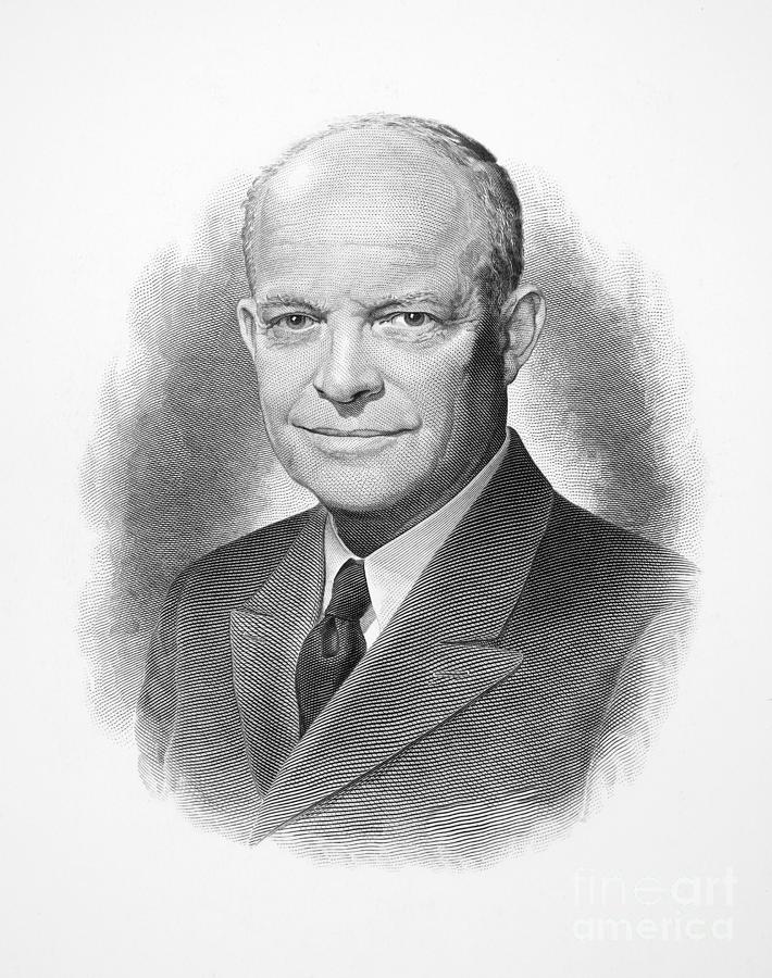 Dwight D. Eisenhower Photograph by Granger