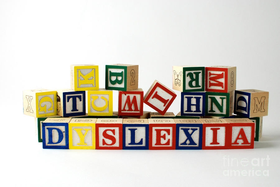 Dyslexia Photograph by Photo Researchers, Inc.