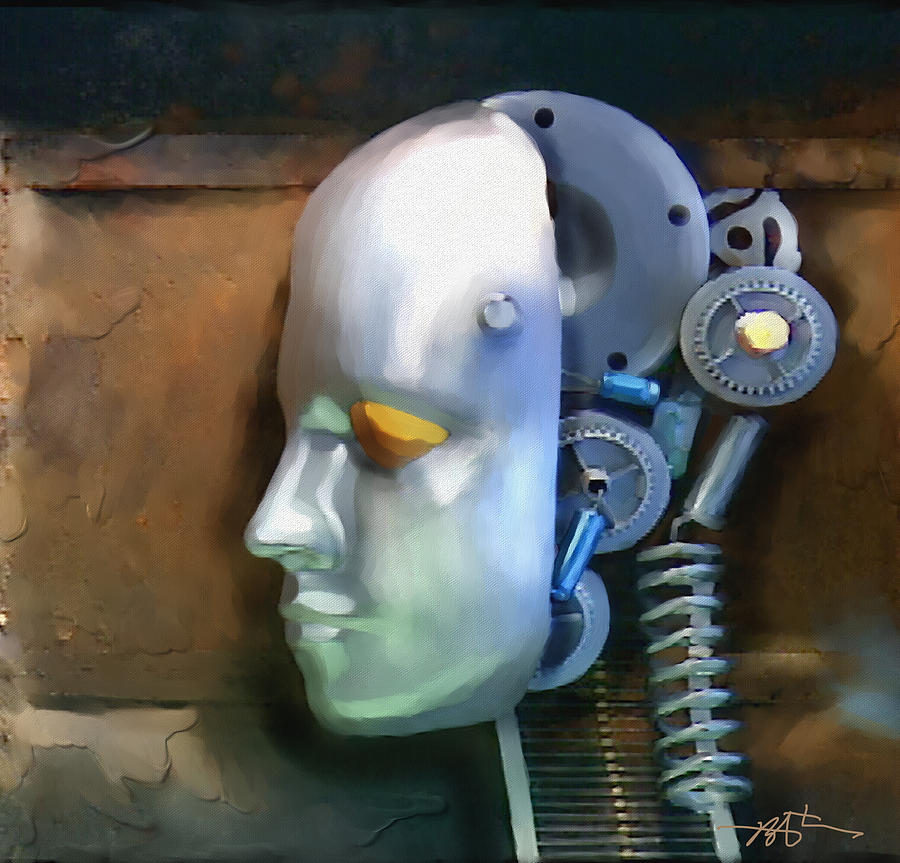 E-Man Painting by Bob Salo