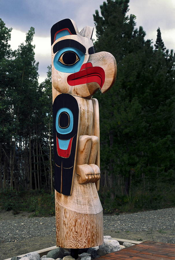 Eagle Clan Totem Pole by Sally Weigand