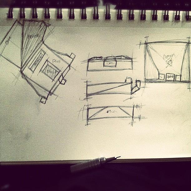 Sketch Photograph - Earlier Todays Brain Storming Packaging by George Velez