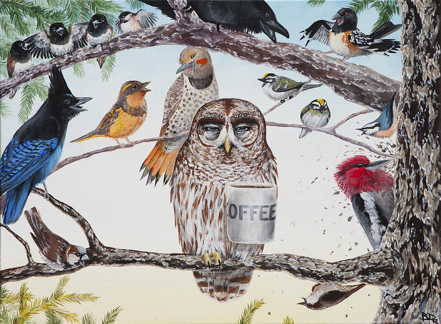 Early Birds Painting by Beth Davies