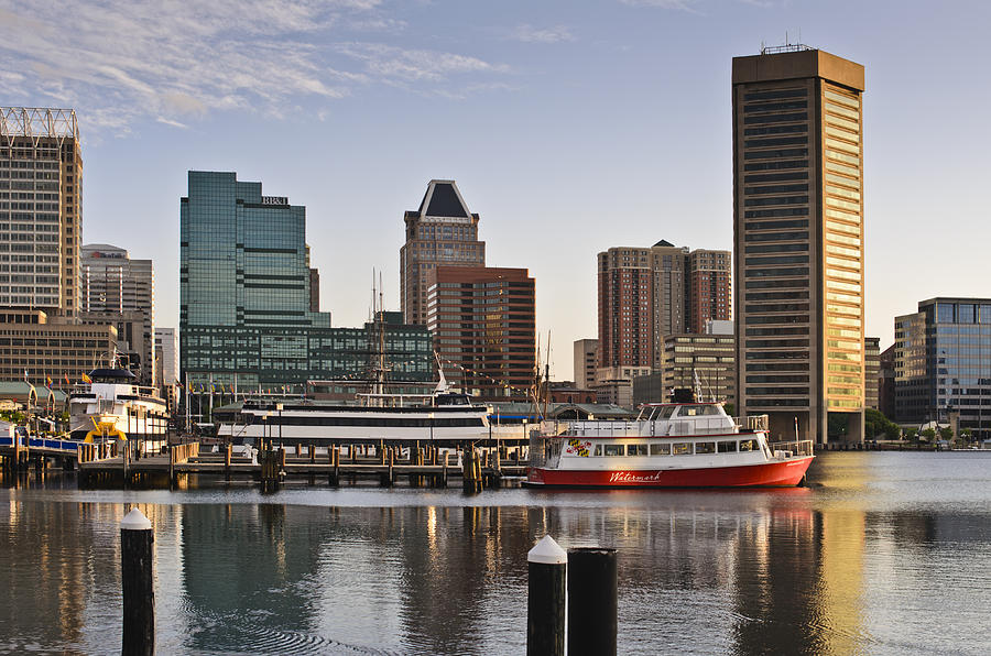 Early morning Baltimore Inner Harbor Photograph by Marianne Campolongo