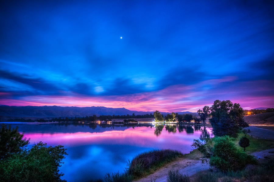 Early Morning Sunrise On The Lake Photograph