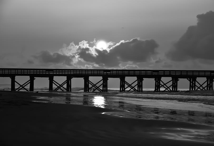 Black And White Photograph - Early Morning Sunshine  by Sabrina Hall
