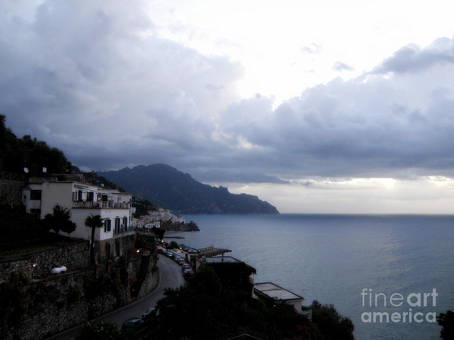 Early Morning View Of Amalfi From Santa Caterina Hotel  Photograph by Tatyana Searcy