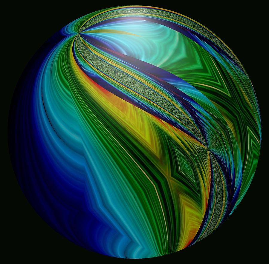 Earth in Motion Digital Art by Kathy Zegarlinska - Fine Art America