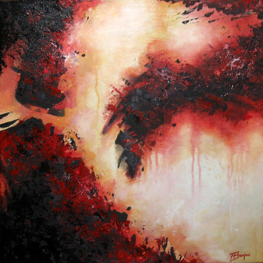 Impressionism Painting - Earth in Pain by Andrea Banjac