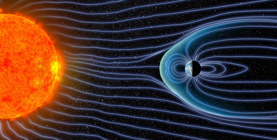 Earth's Magnetosphere, Artwork Photograph by Equinox Graphics