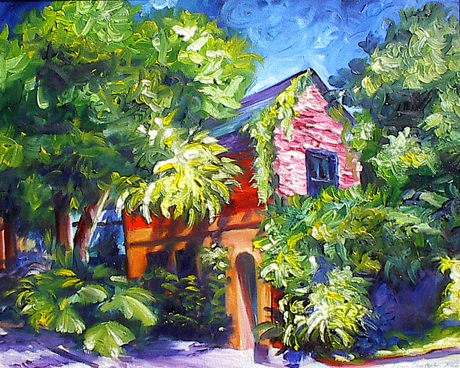 East Bay House in Charleston  Painting by James Hill