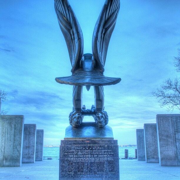 East Coast Memorial - Eagle Photograph by Ramon Nuez