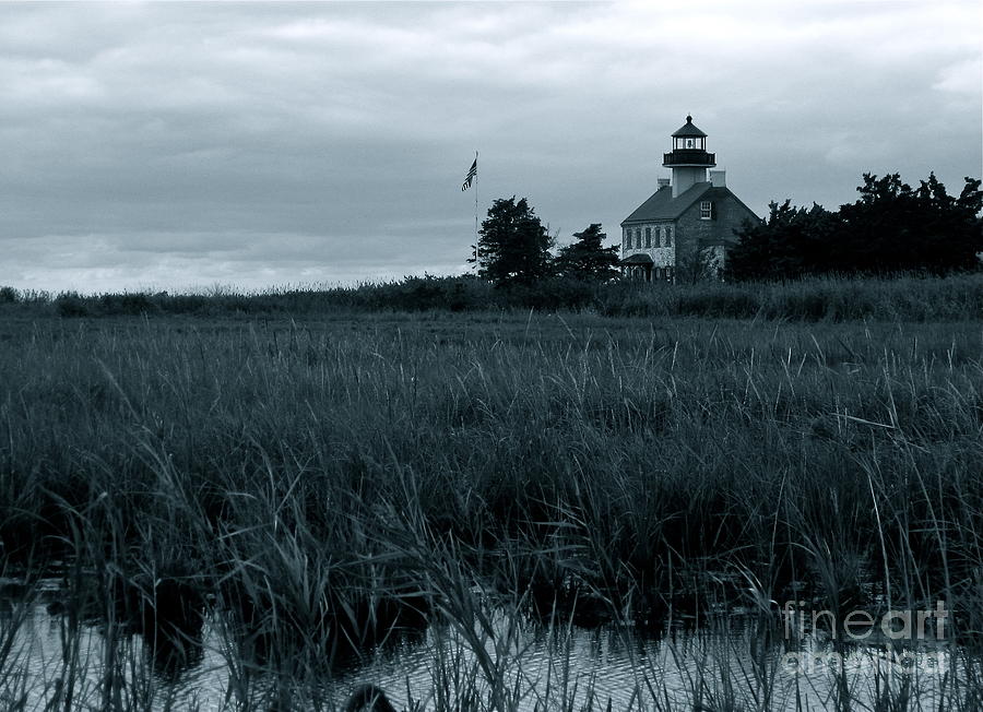 East Point Light Before the Storm  Photograph by Nancy Patterson