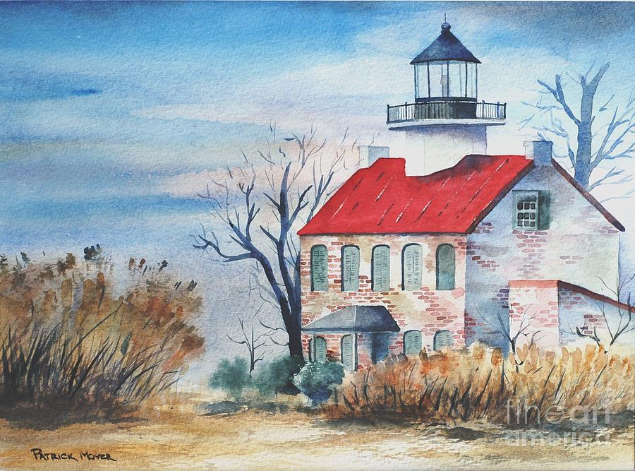 Spring Painting - East Point Lighthouse by Patrick Moyer