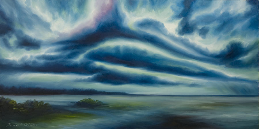 East Storm Rising Painting by James Hill