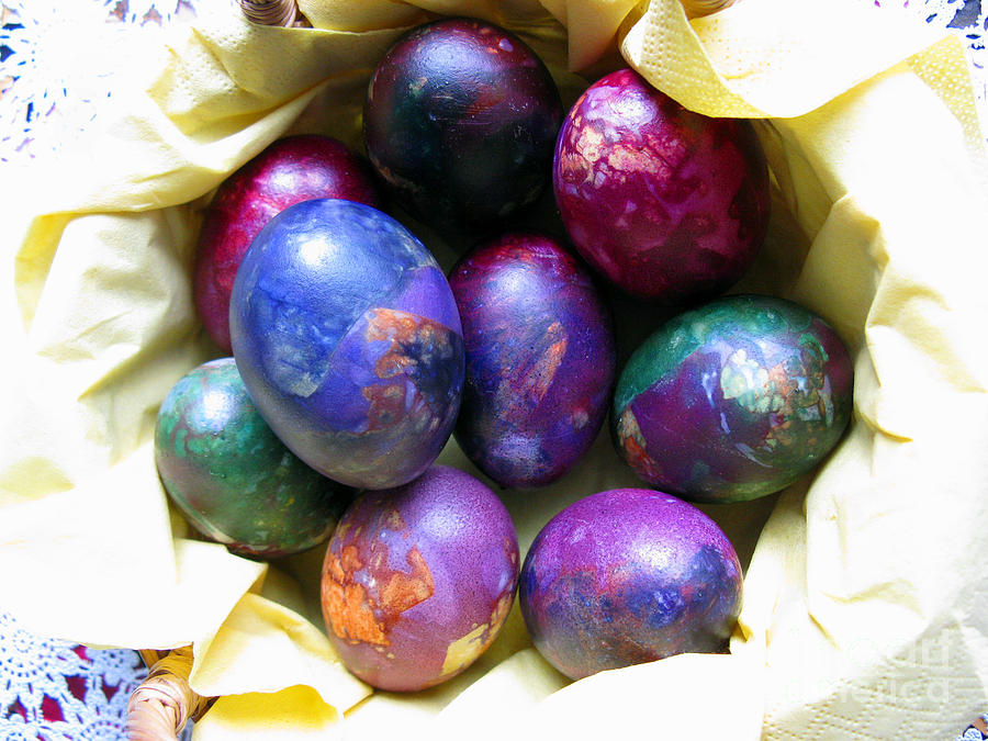 Holiday Photograph - Easter eggs 01 by Ausra Huntington nee Paulauskaite