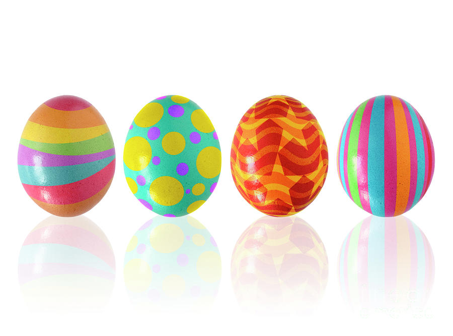 Candy Photograph - Easter Eggs by Carlos Caetano