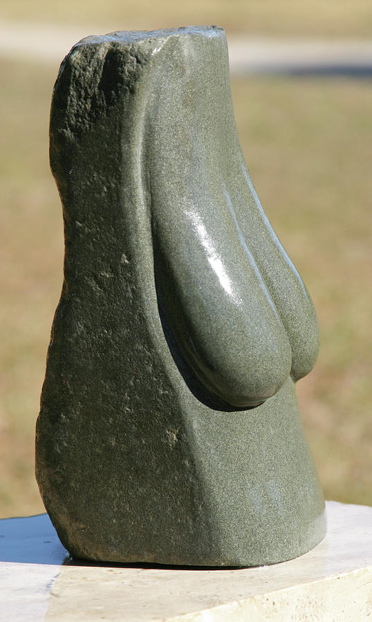 Abstract Sculpture - Easter Island Bust by Tommy  Urbans