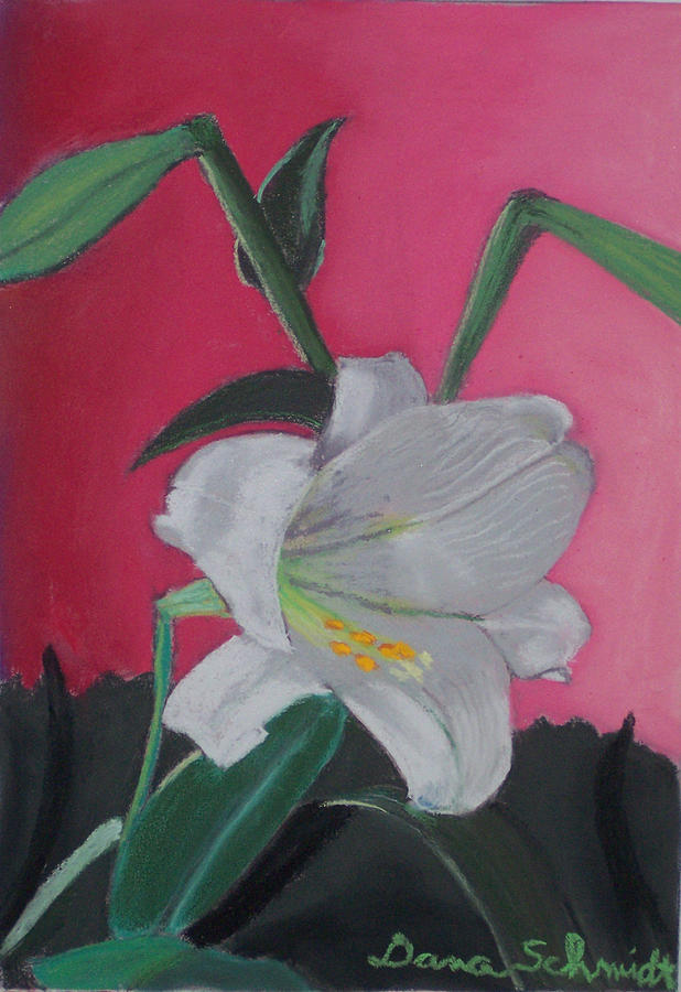 Easter Lily Painting by Dana Schmidt - Fine Art America