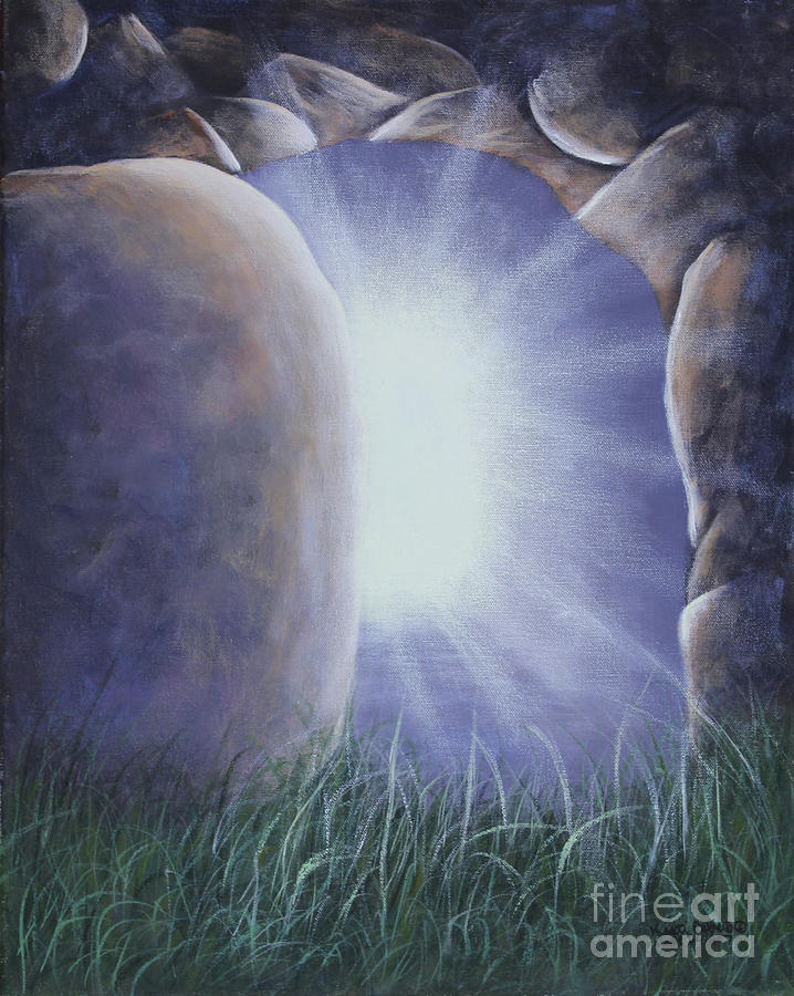 Easter Morning Painting by Kristi Roberts