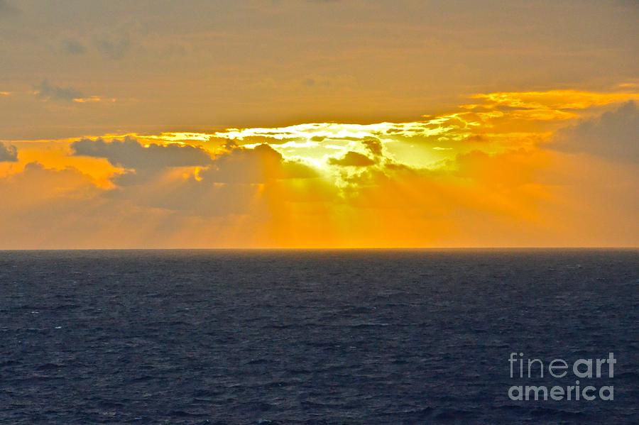 Eastern Caribbean Sunset Photograph by Carol  Bradley