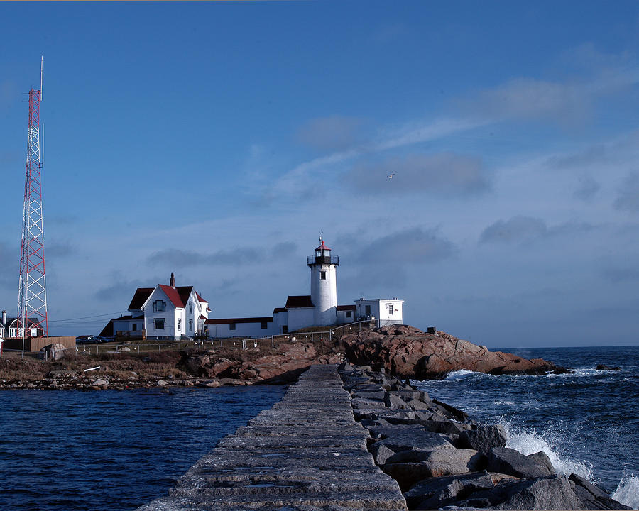 Eastern Point Light Photograph by Mike Martin