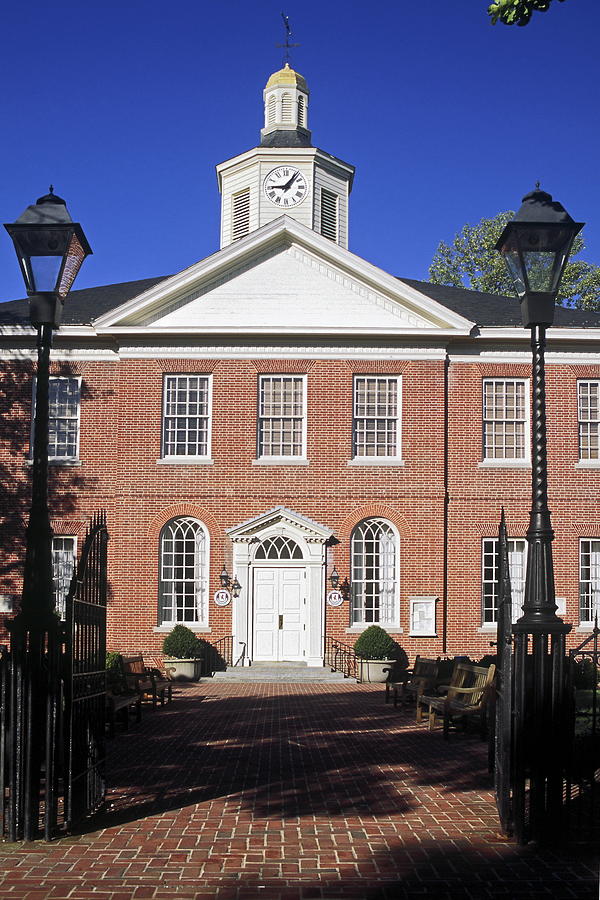 Easton Maryland Courthouse Photograph by Sally Weigand - Fine Art America