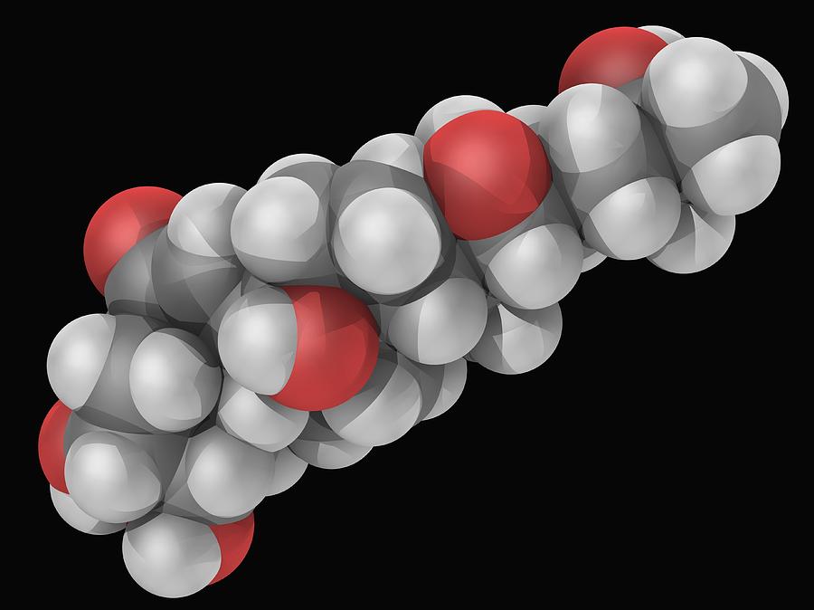 Ecdysone Molecule Digital Art by Laguna Design