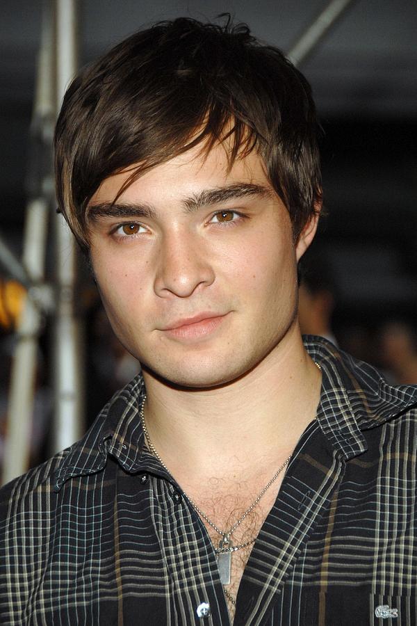 Premiere Photograph - Ed Westwick At Arrivals For Premiere by Everett