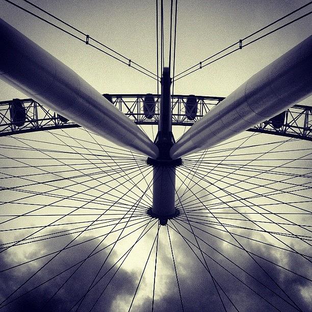 London Photograph - Edf London Eye : A Different View by Neil Andrews